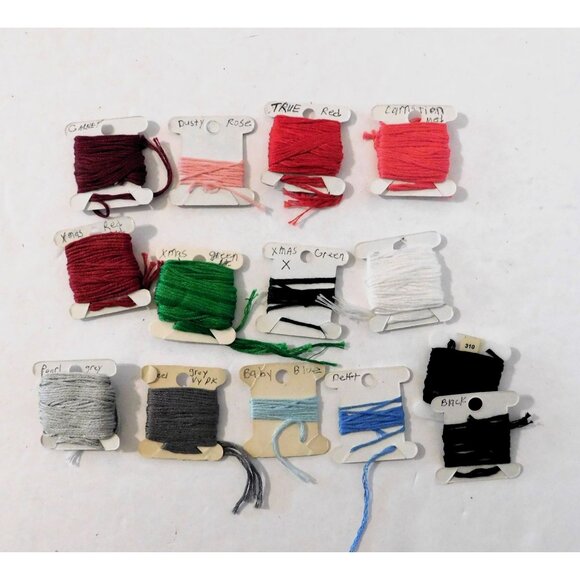 Meowy Christmas Dangler Cross Stitch Kit Embroidery Craft Set By True Colors - Picture 6 of 6